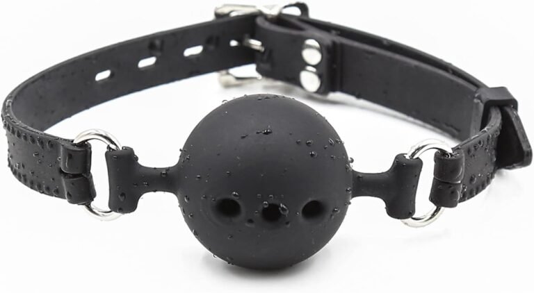 Premium Silicone Ball Gag with Adjustable PU Leather Strap