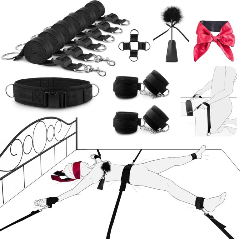 Premium Under Bed Restraint System with Adjustable Straps and Cuffs